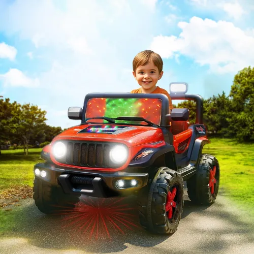 Image of Kidsmate Power Ride Battery Operated Baby Car Jeep