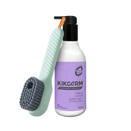 Image of KIKGERM Natural Undergarment Liquid Detergent + Brush