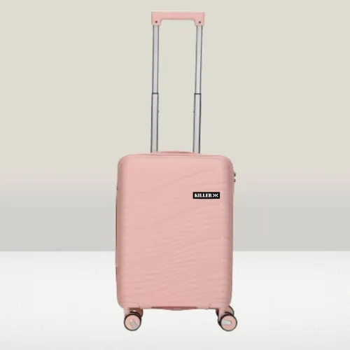 Image of KILLER 55cm Gold Hard-Sided Cabin Trolley with 4 Wheels
