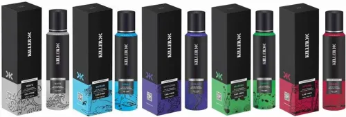 Image of KILLER Deodorant Spray - For Men (750 ml, Pack of 5)