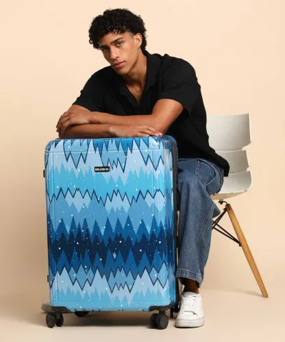 Image of KILLER Hard Body Set of 1 Luggage 8 Wheels - NOVA - Blue