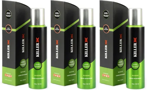 Image of KILLER MARINE Deodorant Spray - For Men (450 ml, Pack of 3)