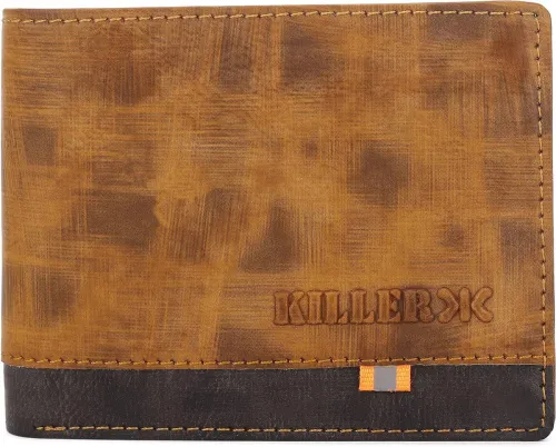 Image of KILLER Men Casual Tan Artificial Leather Wallet