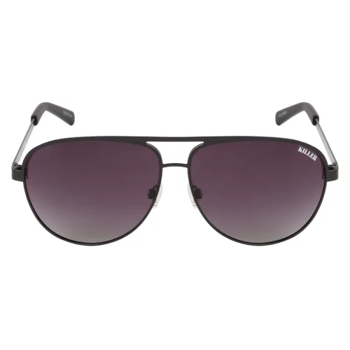 Image of KILLER Men's Polarised Square Sunglasses (Black)