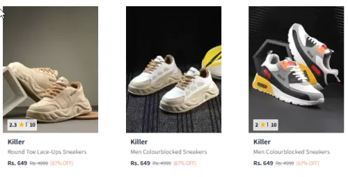 Image of Killer Men Sneakers Starting At @₹649
