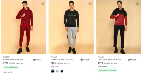Image of Killer Mens Tracksuits Min. 70% Discount