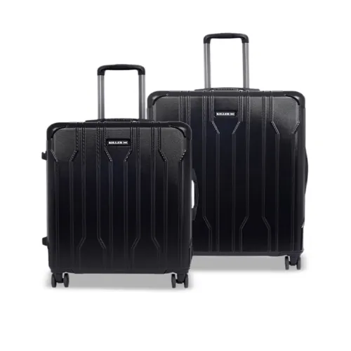 Image of Killer Set Of 2 Textured Hard-Sided Trolley Bags