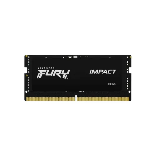 Image of Kingston 8GB 4800MT/s DDR5 CL38 SODIMM Fury Impact (KF548S38IB-8), Black