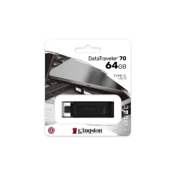 Kingston DataTraveler 70 64GB Portable and Lightweight USB-C flashdrive