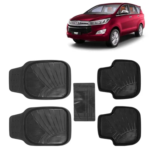 Image of KINGSWAY® 5G PVC Rubber Car Mat for Toyota Innova Crysta 2015-21