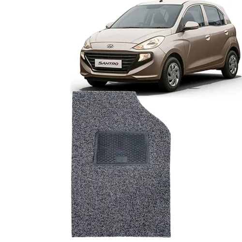 Image of Kingsway Noodle Grass PVC Car Floor Foot Mats Universal Use for Hyundai Santro