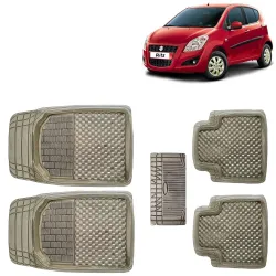 KINGSWAY 3G PVC Rubber Car Foot Mats for Maruti Suzuki Ritz 2009-15