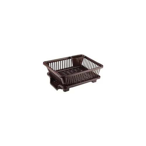 Image of Kitchenwell Sink Dish Rack 3 in 1 Large Durable Plastic Drainer Drying Rack