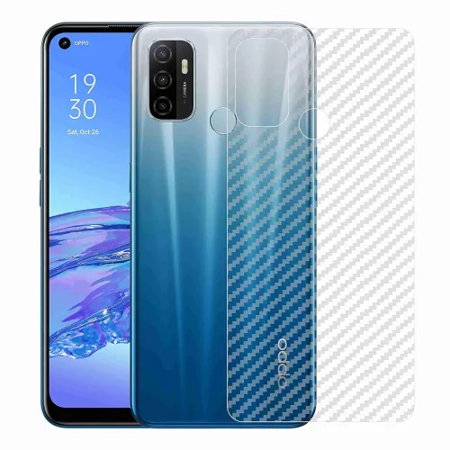 Image of Kite Digital Compatible with Oppo A53 Back Screen Protective Film Carbon Fiber Skin Transparent Screen Guard Sticker