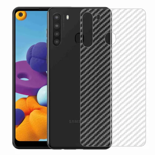 Image of Kite Digital Samsung A21 Back Screen Protective Film Carbon Fiber Skin