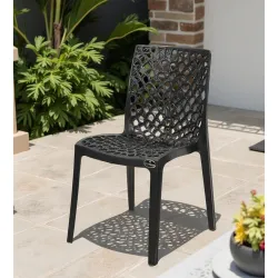KITHANIA Plastic Web Outdoor Chair 1pcs