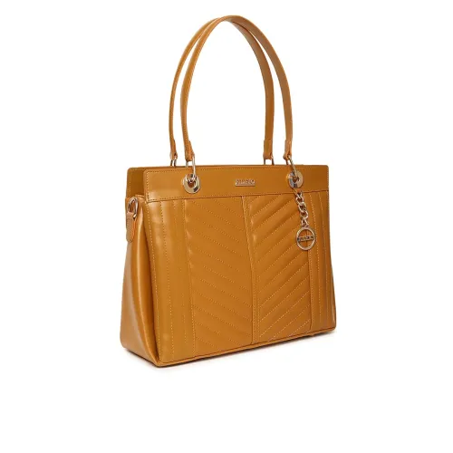 Image of KLEIO Quilted Top Handle Satchel Handbag