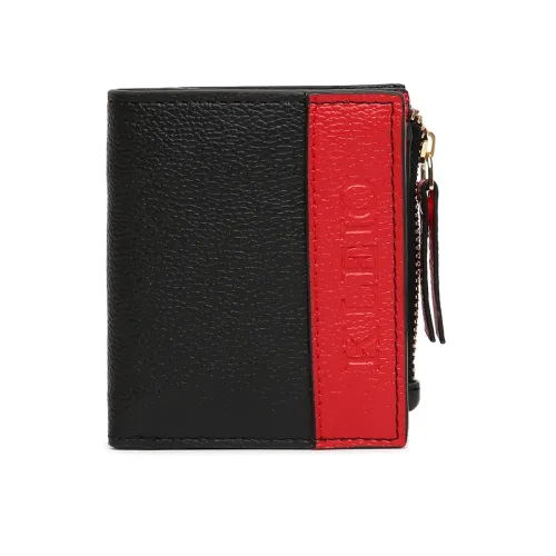 Image of KLEIO Vegan PU Color Blocked Bifold Wallet