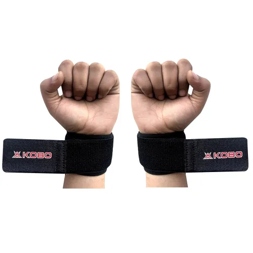 Image of Kobo 3682 Wrist Support Free Size (Black), (1 Pair)