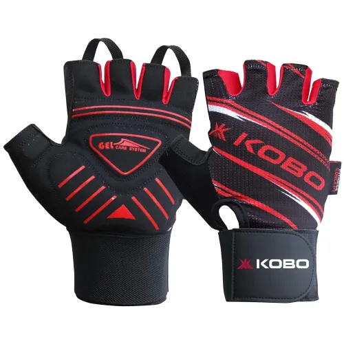 Image of Kobo WTG-37 Gym Gloves for Weight Lifting Exercise