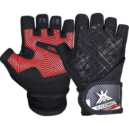 Image of Kobo WTG-55 Gym Gloves with Wrist Support