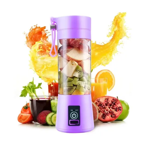 Image of KOIOS Portable USB Juicer Electric USB Juice Maker Mixer Bottle Blender Grinder Juice Blender Shake Fruit