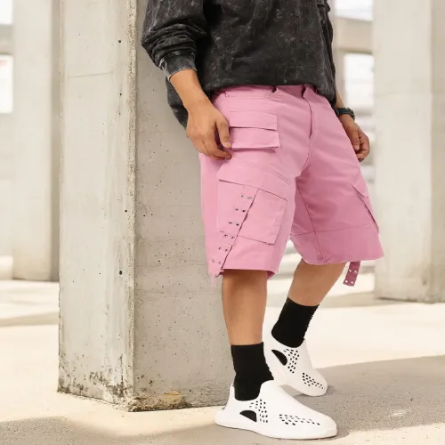 Image of Kook N Keech Men Tab & Rivets Cargo Shorts