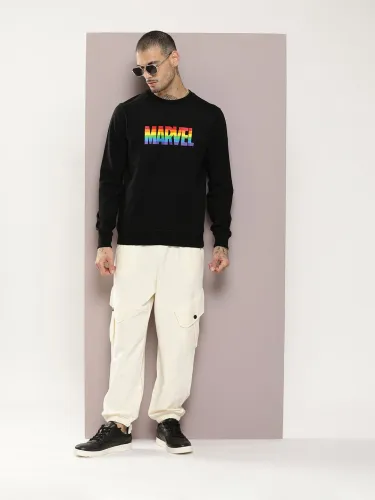 Image of Kook N Keech Men Typography Printed Sweatshirt