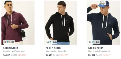 Image of Kook N Keech Sweatshirt @ Minimum 80% Discount