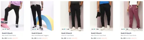 Image of Kook N Keech Track Pants starting @ ₹299