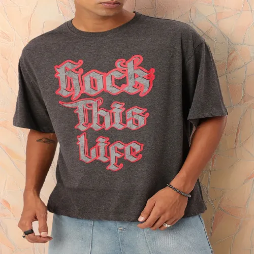 Image of Kook N Keech Urban Edge Printed Oversized T-shirt
