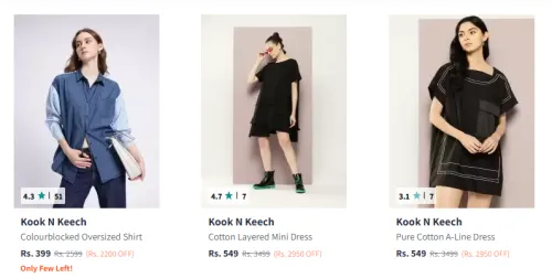 Image of Kook N Keech Women's Clothing Starting At @₹399