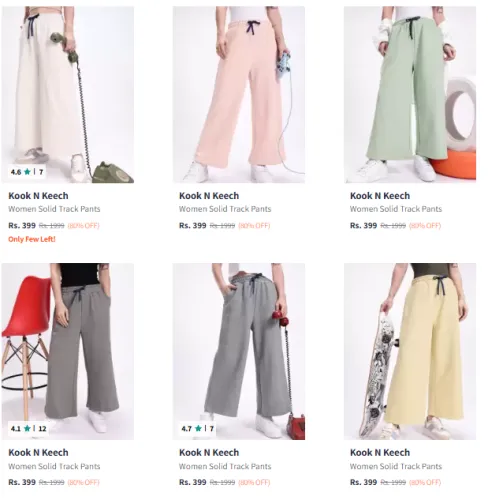 Image of Kook N Keech Brand Women's Trackpant @ Up to 80% Discount