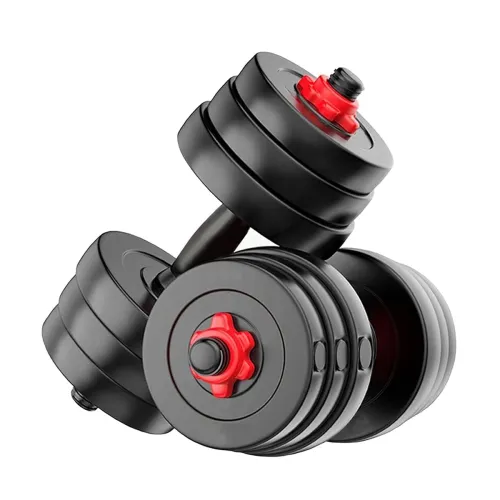 Image of Kore 20 KG Home Gym Dumbbells Kit (3Kg * 4 Plates + 2Kg * 4 Plates)