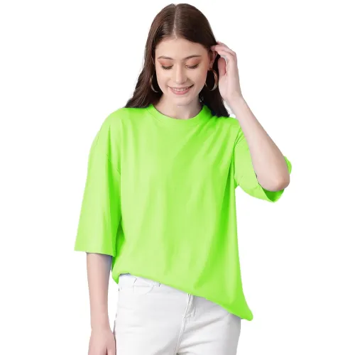 Image of KOTTY Cotton Blend Oversized T-shirt