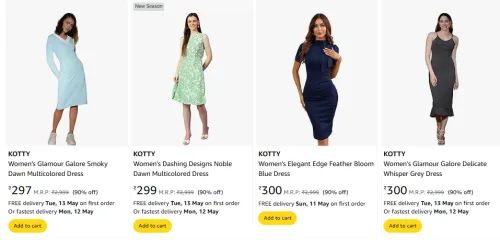 Image of Kotty Women Fashion Dress Starting @ ₹297