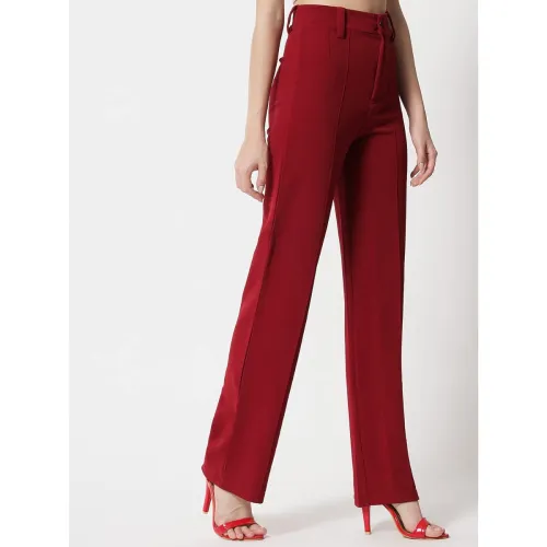 Image of KOTTY Women Regular Fit Multicolor Viscose Rayon Trousers