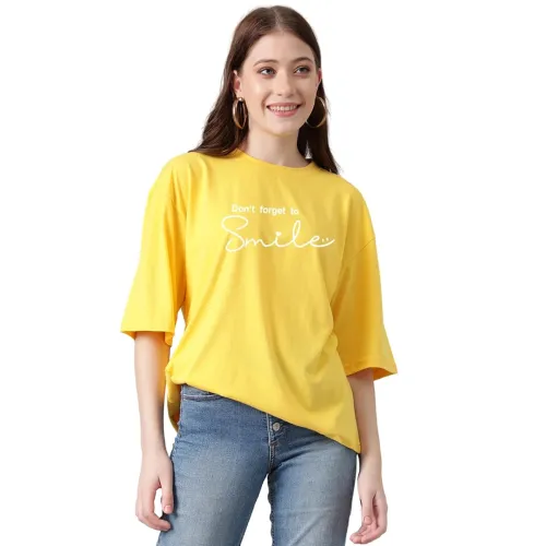 Image of KOTTY Women's Cotton Modern Fit T-Shirt