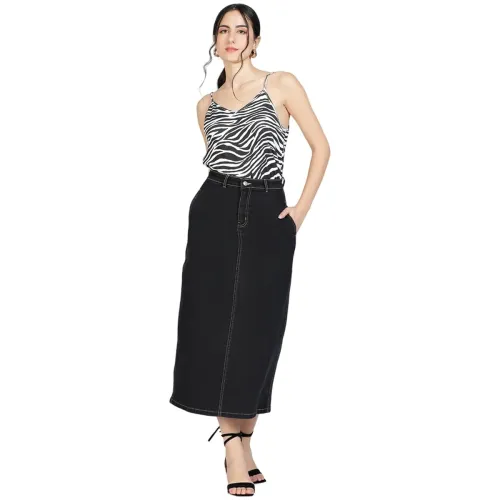 Image of KOTTY Women's Denim Skirts - A-Line