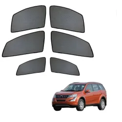 Kozdiko Half Magnetic Car Sunshades Black Colour for Mahindra XUV 500 New