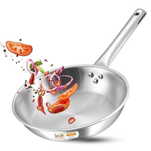 Image of Kraft Futuretec Triply Stainless Steel Cookware Frypan