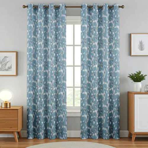 Image of Kraftiq Homes 214 cm Door Curtain (Pack Of 2)