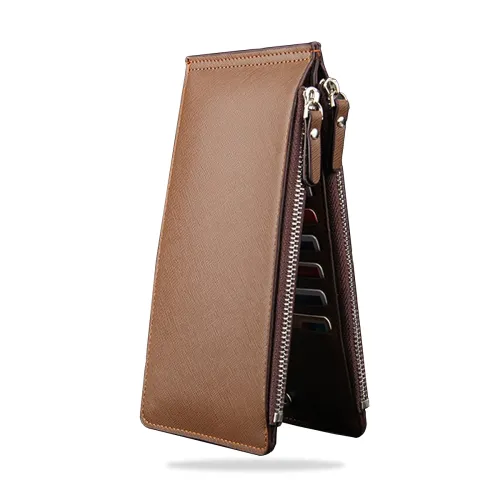 Image of Kraptick 16 Slots Leather Slim Card Holder Wallet