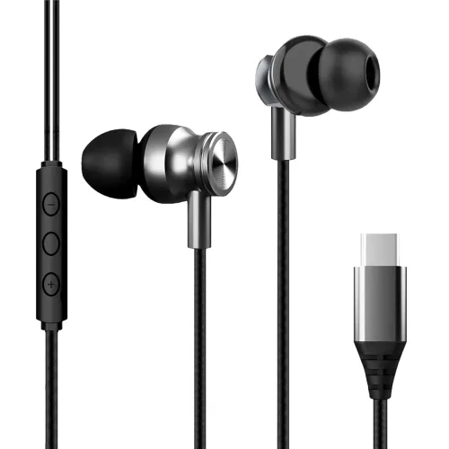 Image of Kratos C Type Earphones Wired, 13mm Bass Earphone