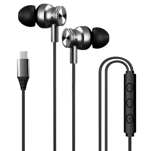 Image of Kratos C Type Earphones Wired, 13mm Bass Drivers Earphone