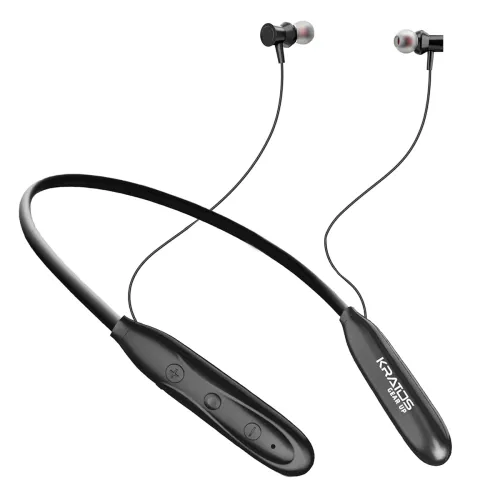Image of Kratos Neckband Bluetooth Headphones with 30 Hours Playtime