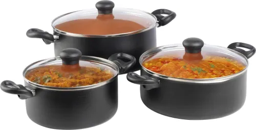 Image of Kreme Casserole 2.5L + 3.5L + 4.5L Cookware Set