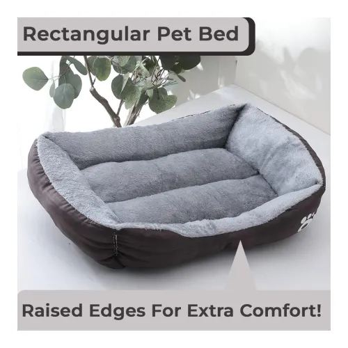 Image of Kuber Industries Dog & Cat Bed|Polyester Face