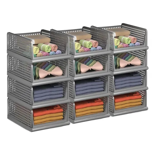 Image of Kuber Industries Large Cloth Stacker (12 pack)