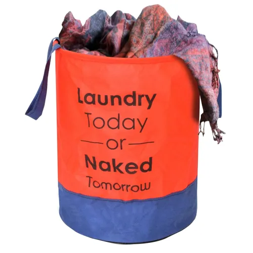 Image of Kuber Industries Non-Woven Foldable Laundry Basket 45 L